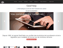 Tablet Screenshot of gesthelp.com
